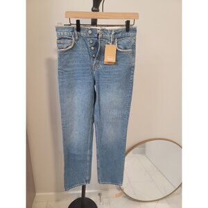 Reformation Stardust High Rise Straight Jean Size 27 New NWT
